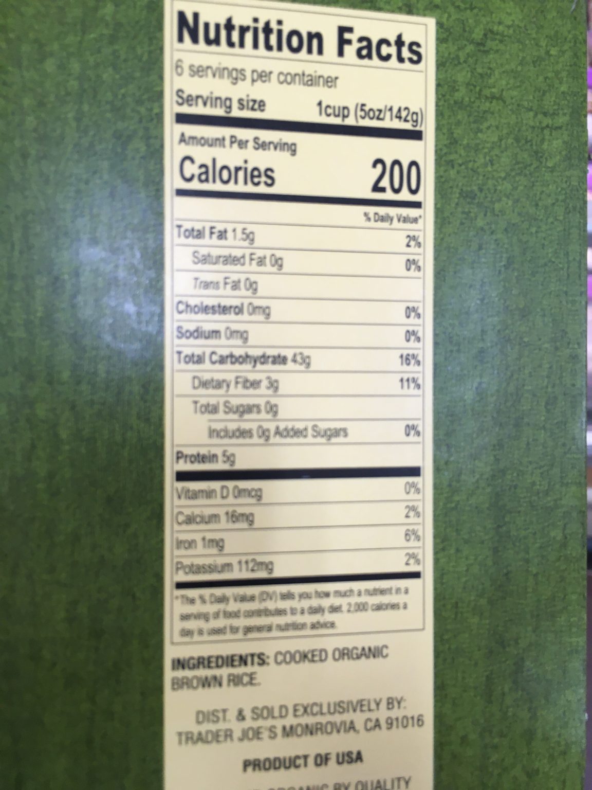 Trader Joe�s Frozen Brown Rice Trader Joe�s Reviews Trader Joe�s Frozen Brown Rice Trader Joe�s Reviews